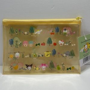 🍀 Sanrio Hello Kitty Cinnamoroll Pochacco Keroppi Kuromi Melody Makeup Bag  🍀
